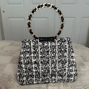 Chic Tweed Handbag